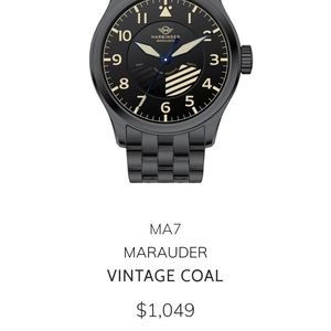 BNIB- Harbinger MA7 Marauder Vintage Coal